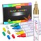 6 Colors Paint Pens Markers - Permanent Oil Based Paint Markers for Metal Wood, Paint Pens for Fabric Paint Ceramic Plastic Canvas Rock Painting Glass Tire, Waterproof for Adults